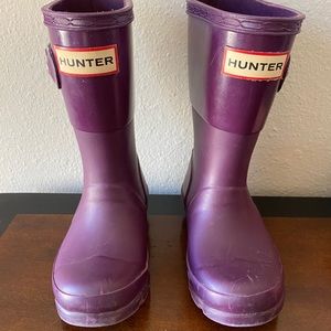 Kid’s Hunter Rainboots Reflective Purple 10g